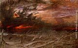 Albert Goodwin Famous Paintings - Apocalypse